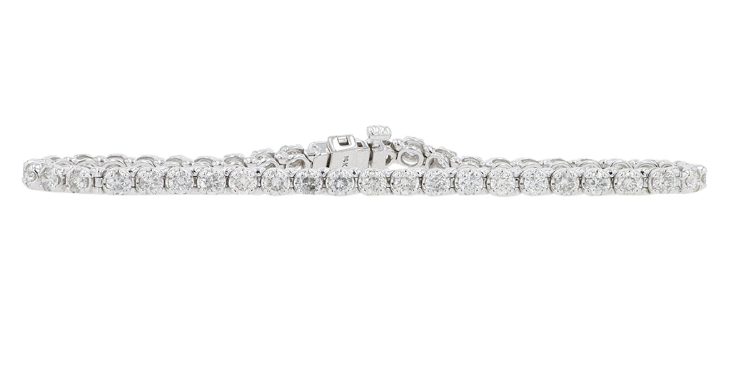 14K WG 4 CT Diamond Bracelet