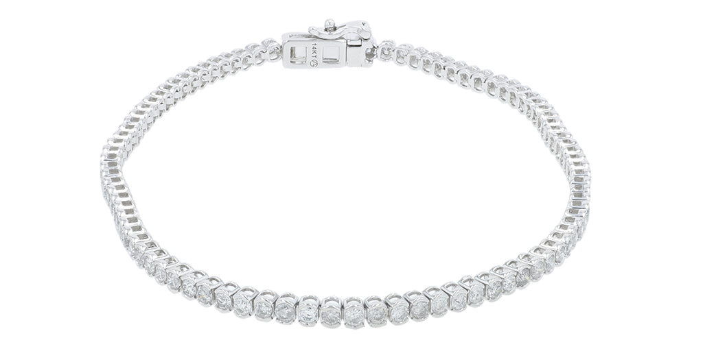 14K WG 2 CT Diamond Bracelet