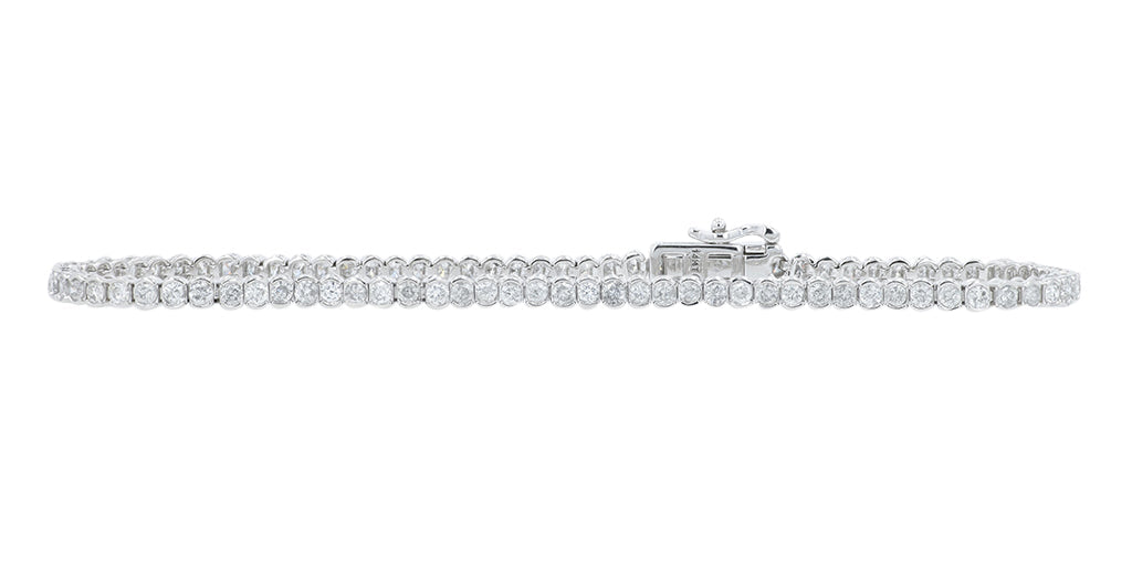 14K WG 2 CT Diamond Bracelet