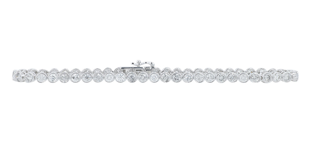 14K WG 3.25 CT Diamond Bracelet
