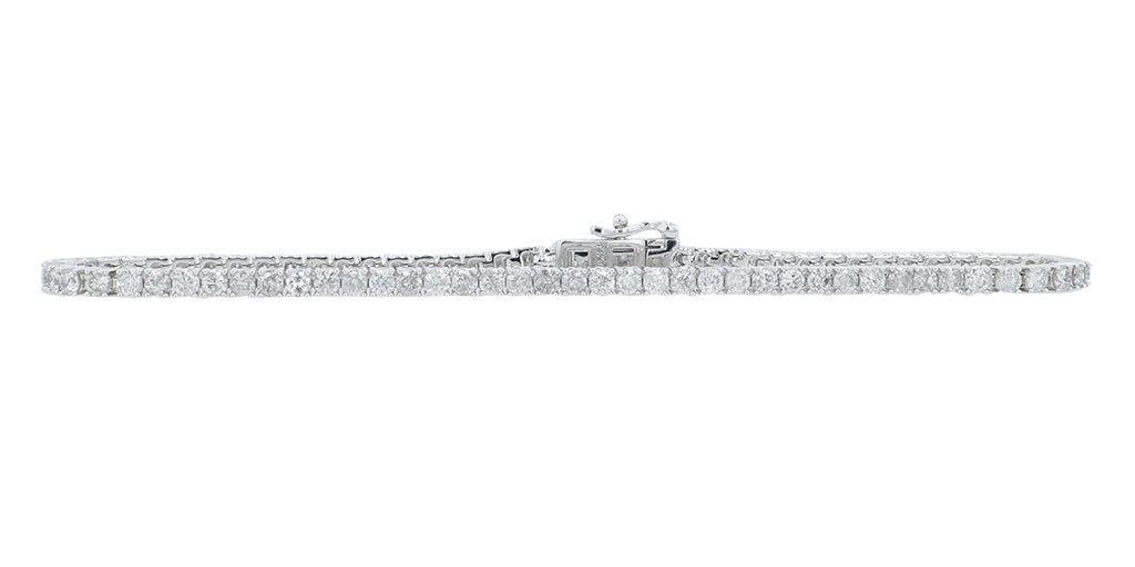 14K WG 3 CT Diamond Bracelet