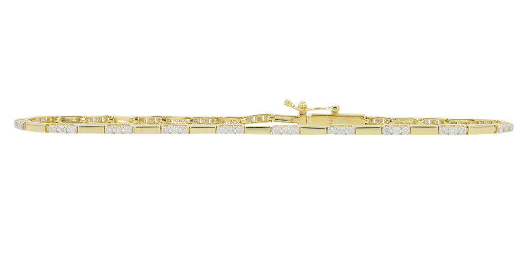 14K YG .50 CT Diamond Bracelet