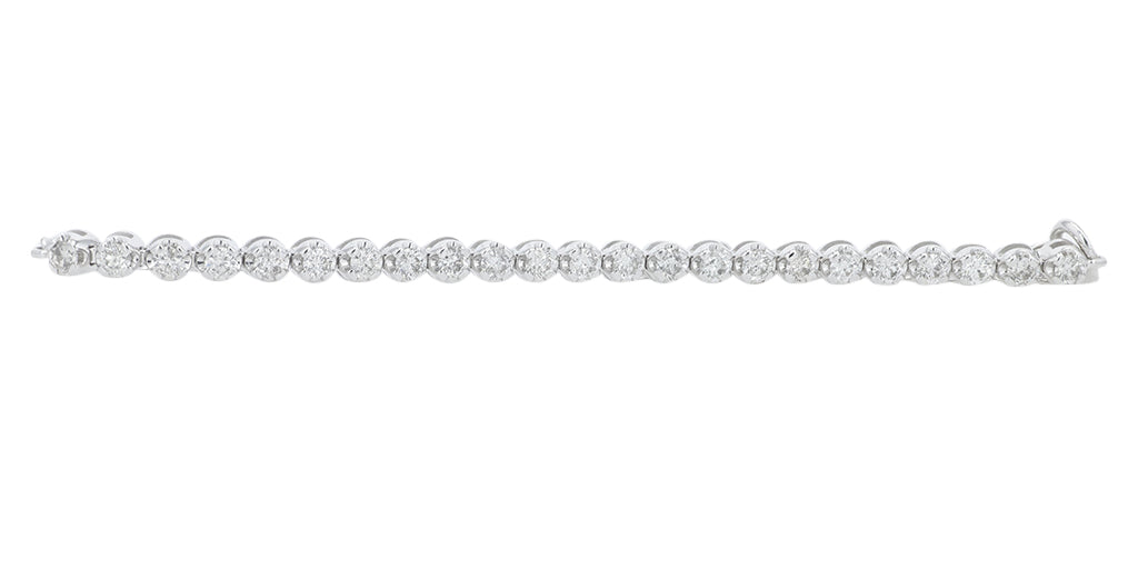 10K WG 1 CT Diamond Bracelet