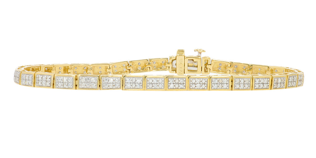 10K YG 1/2 CT Diamond Bracelet