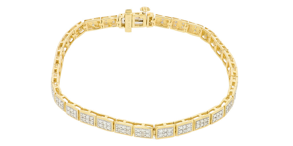 10K YG 1/2 CT Diamond Bracelet