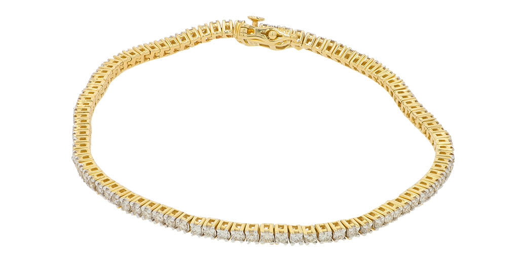 14K YG 2 CT Diamond Bracelet