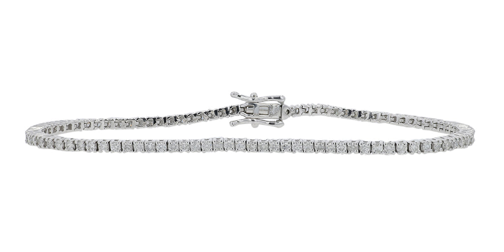 14K WG 2 CT Diamond Bracelet