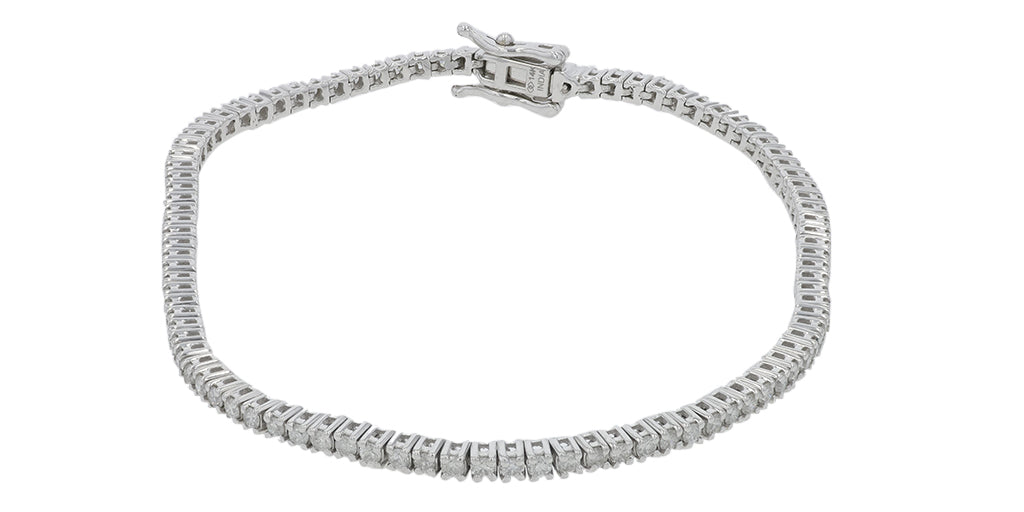 14K WG 2 CT Diamond Bracelet