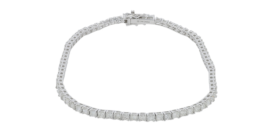 14K WG 5 CT Diamond Bracelet