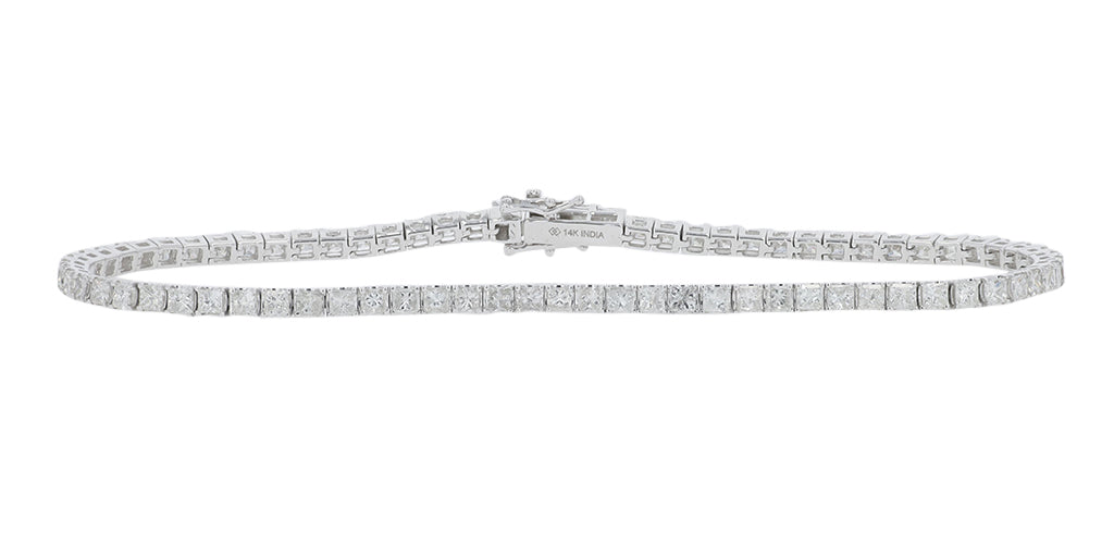 14K WG 5 CT Diamond Bracelet
