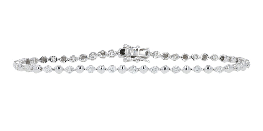14K WG 2 CT Diamond Bracelet<p><strong>More Lengths Available</p></strong>