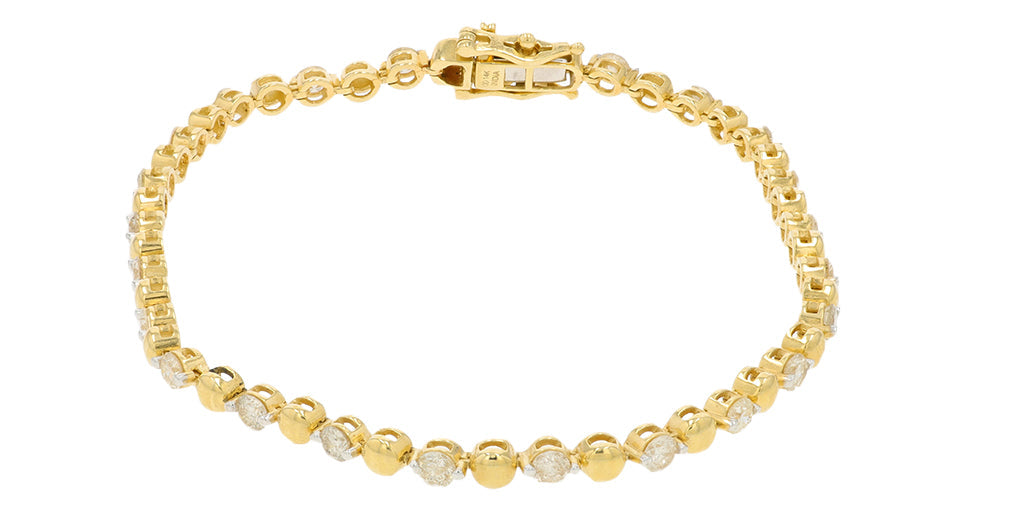 14K YG 2 CT Diamond Bracelet<p><strong>More Sizes Available</p></strong>