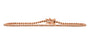 14K RG 1 CT Diamond Bracelet