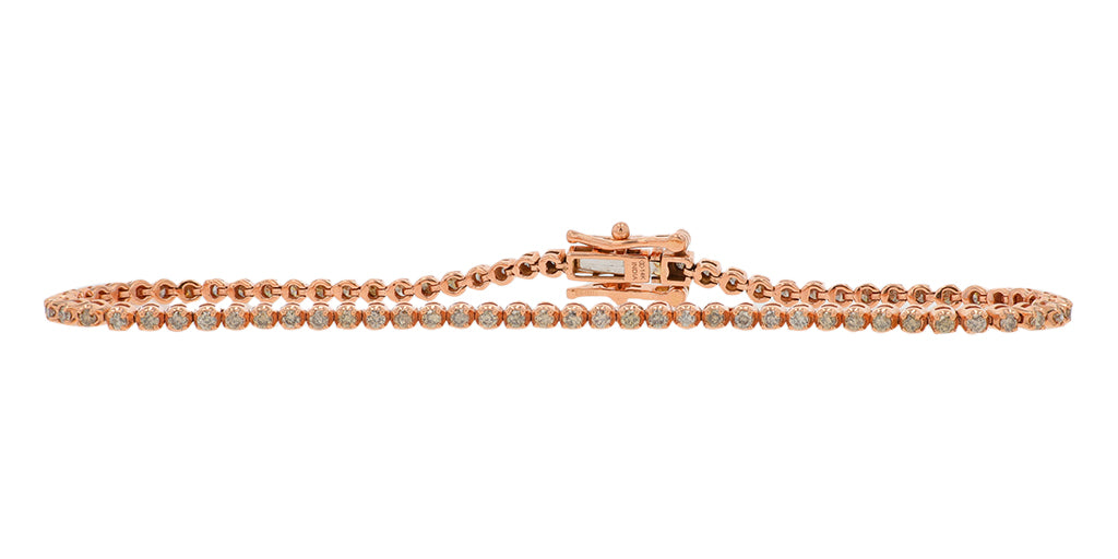 14K RG 1 CT Diamond Bracelet