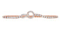 14K RG 2 CT Diamond Interlocking Bracelet