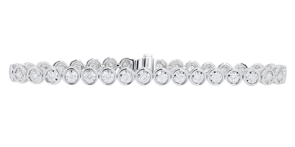 14K WG 2 CT Diamond Bracelet