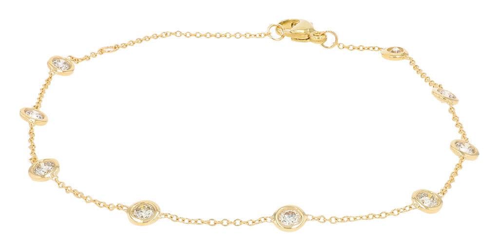 14K .75 CTW Diamond By the Yard Bracelet<p><strong>More Colors Available</p></strong>