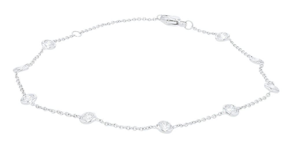 14K .75 CTW Diamond By the Yard Bracelet<p><strong>More Colors Available</p></strong>
