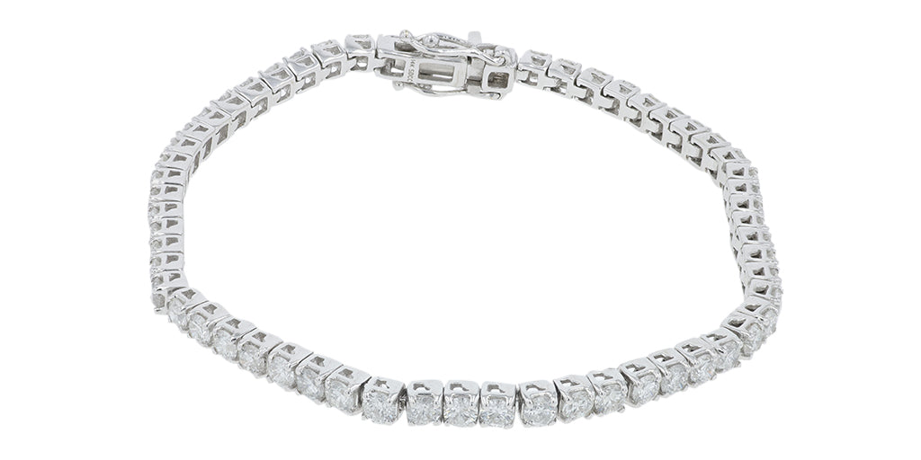 14K WG 5 CT Diamond Bracelet