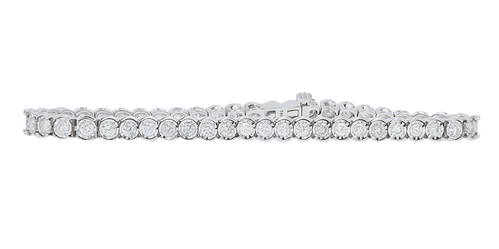 14K WG 3 CT Diamond Bracelet