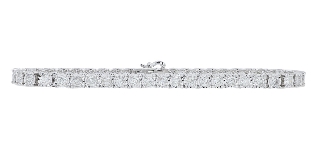 10K WG 4 CT Diamond Bracelet