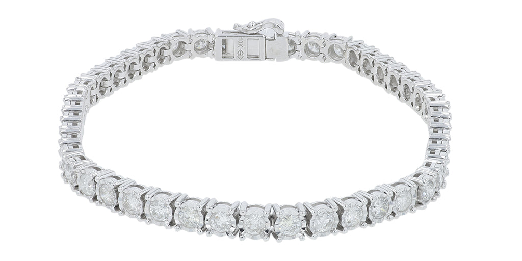 10K WG 4 CT Diamond Bracelet