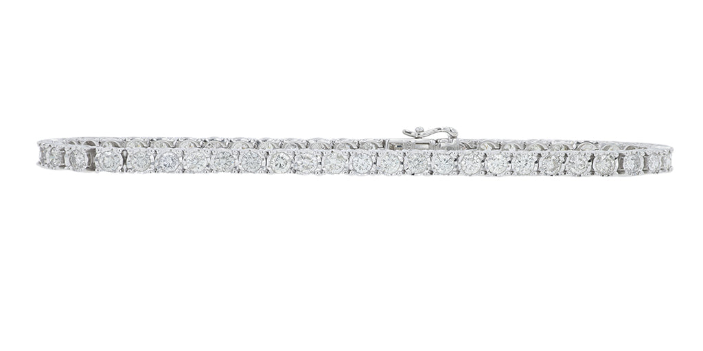 10K WG 3 CT Diamond Bracelet