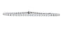18K WG 5 CTW Diamond Bracelet