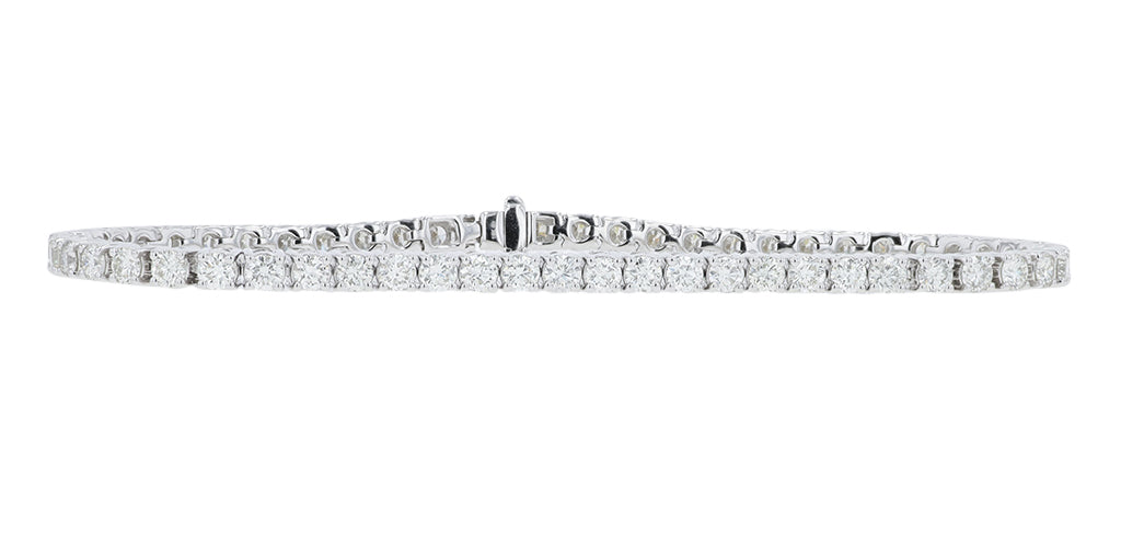 18K WG 5 CTW Diamond Bracelet