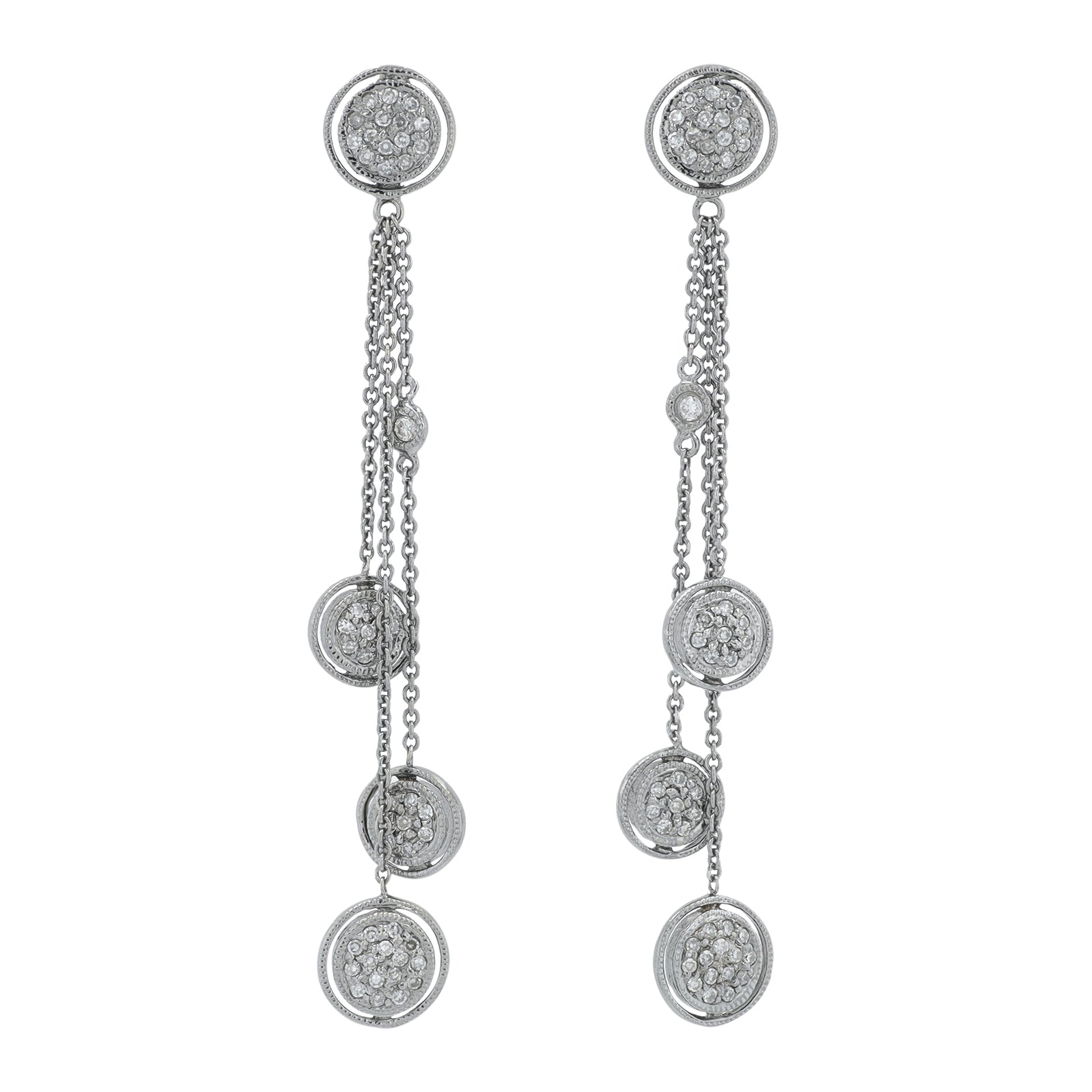 14K BR .70 CTW Diamond Earrings