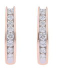 10K 1 CTW Diamond French Clip EarringsMore Colors Available