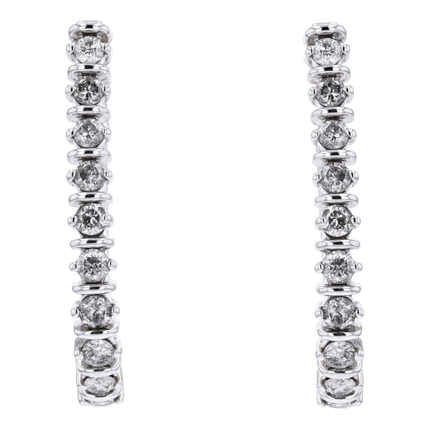 10K Diamond Hoops<p><strong>More Colors Available</p></strong>