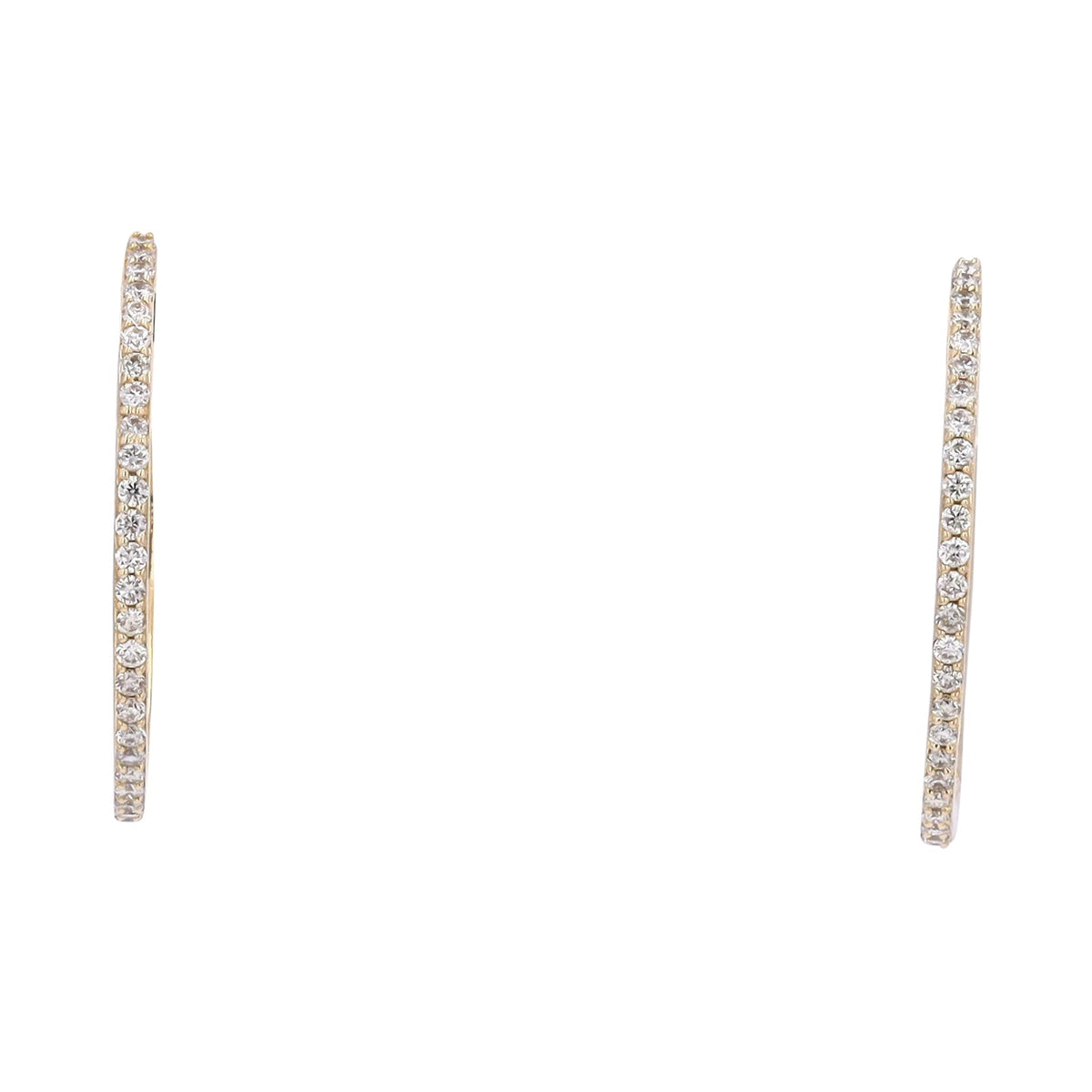 14K Diamond Hoops<p><strong>More Colors Available</p></strong>