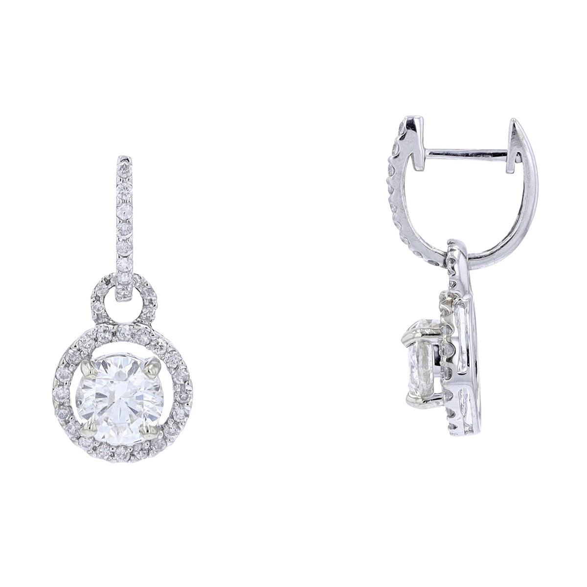 14K WG Diamond Dangle 2 CTW Center Earrings<p><strong>$4,849</p></strong>