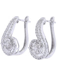 10K WG 1 CTW Diamond Earrings