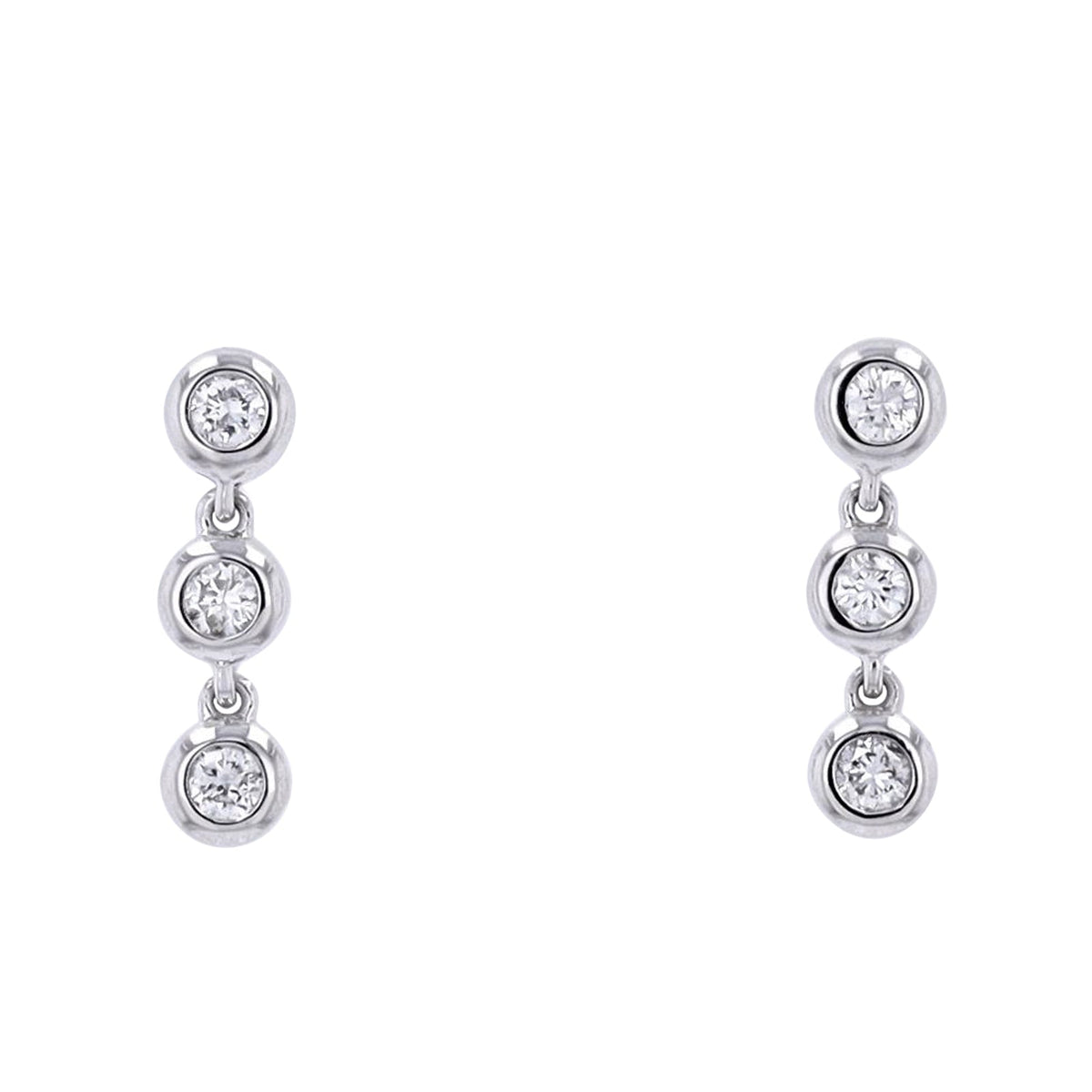 14K .18 CTW Diamond Earrings<p><strong>More Colors Available</p></strong>