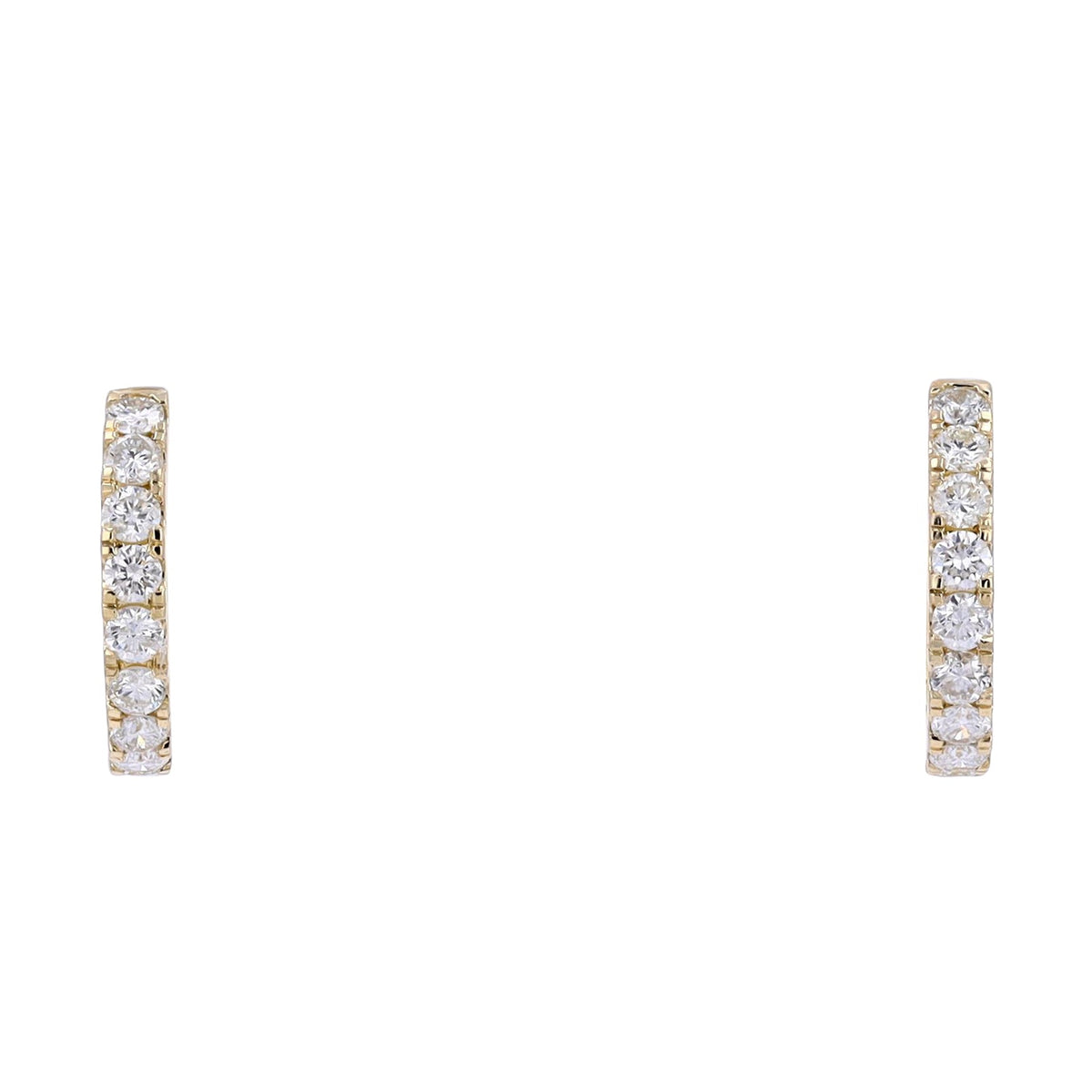 14K Diamond Huggies<p><strong>More Colors Available</p></strong>