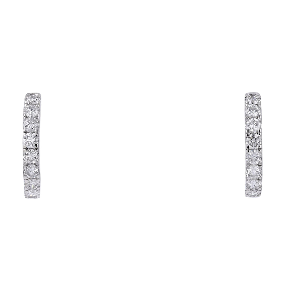 14K Diamond Huggies<p><strong>More Colors Available</p></strong>