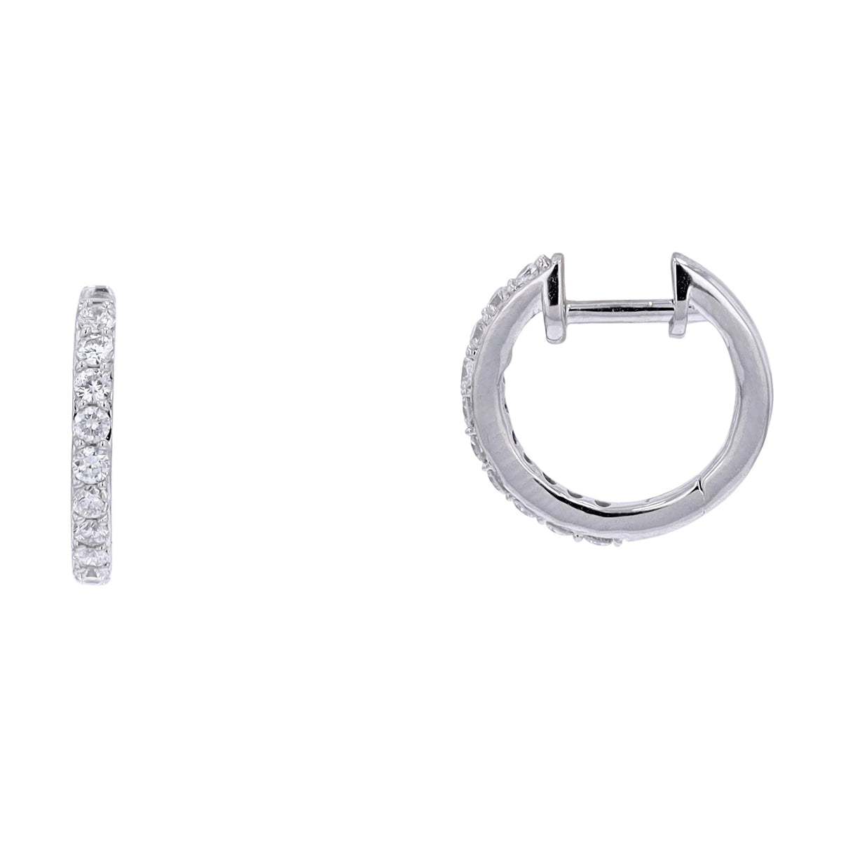 14K Diamond Huggies <p><strong>More Colors Available</p></strong>