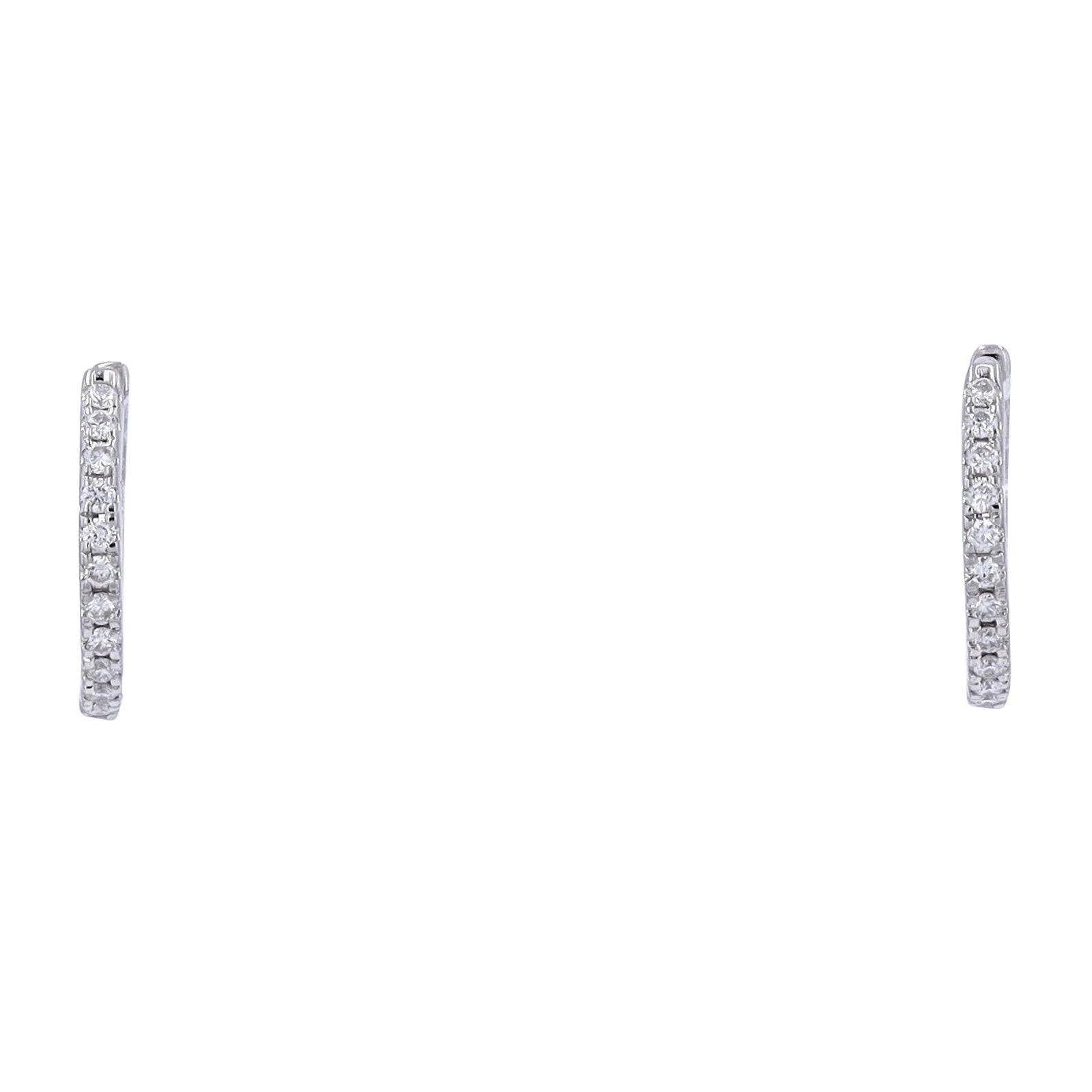 14K Diamond Huggies<p><strong>More Colors Available</p></strong>