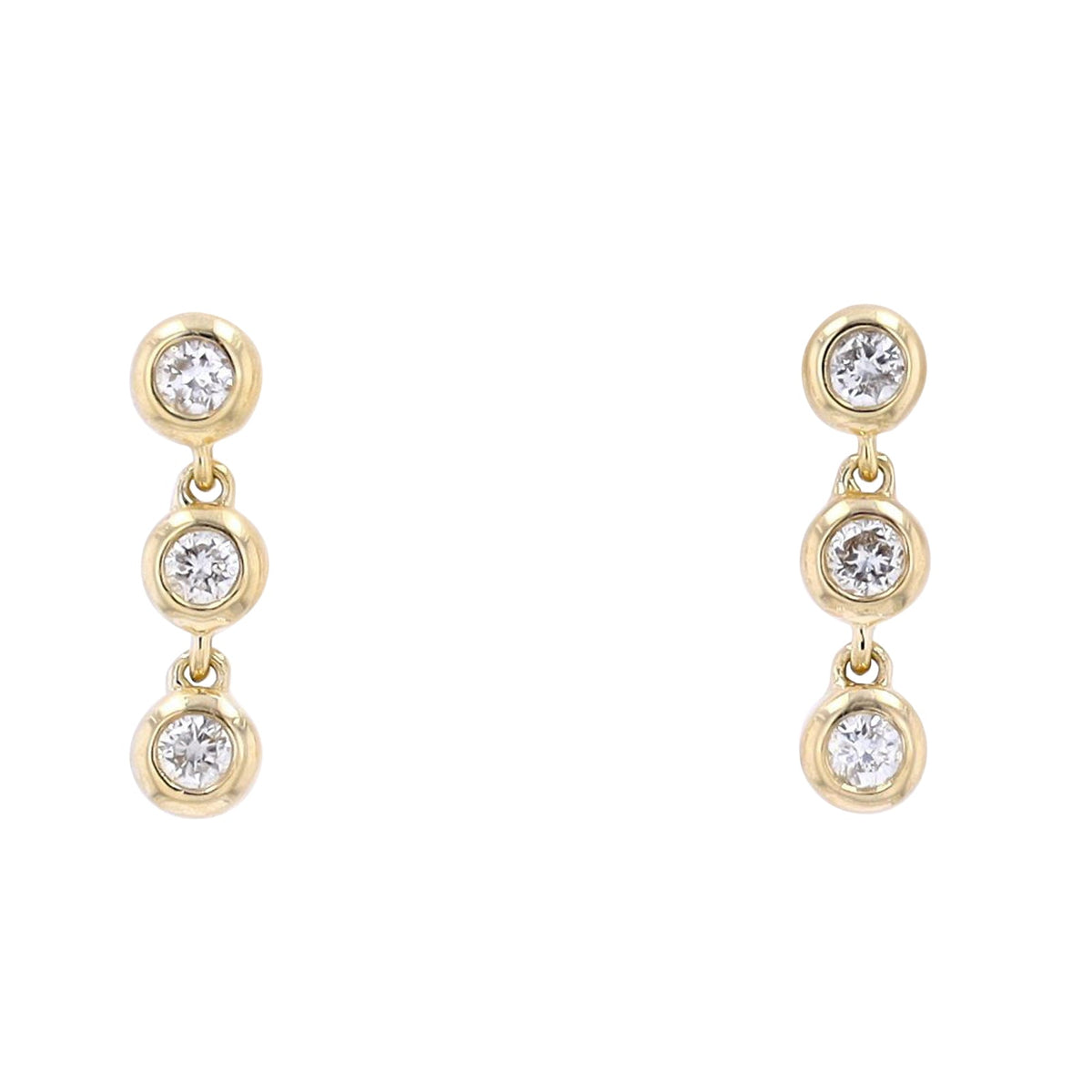 14K .18 CTW Diamond Earrings<p><strong>More Colors Available</p></strong>