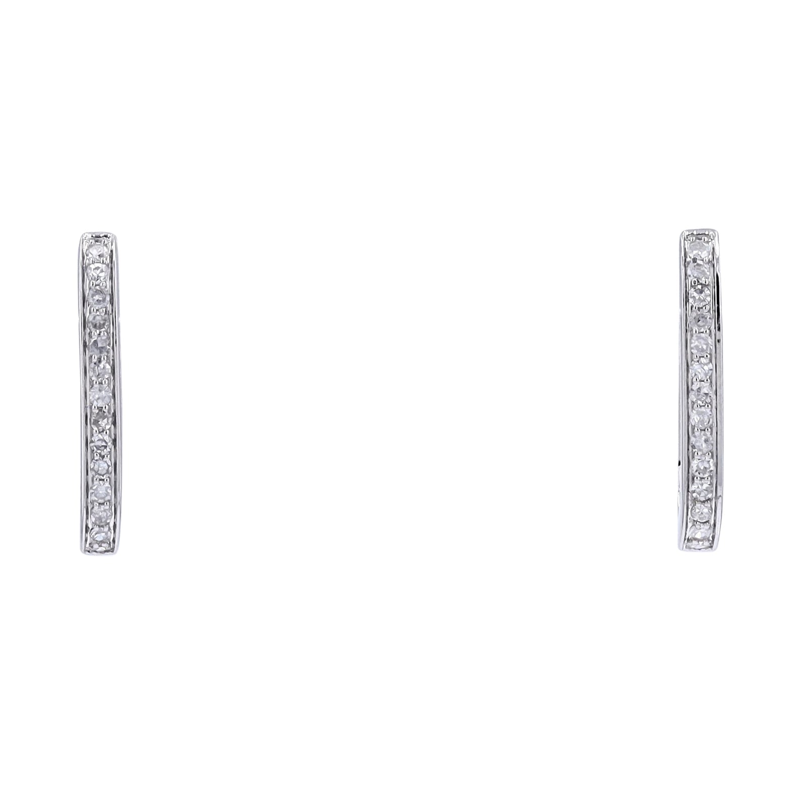 14K .20 CTW Diamond Oval Hoops<p><strong>More Colors Available</p></strong>