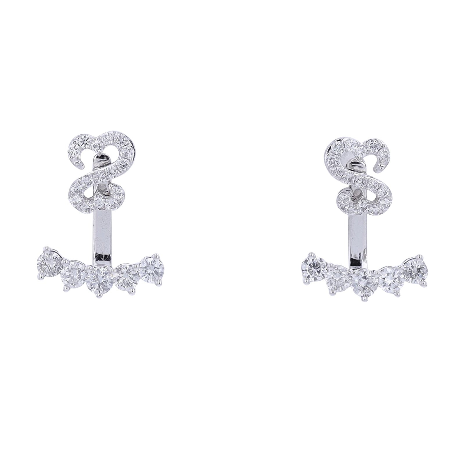 14K WG 1 1/2 CT Jane Seymour Earrings<p><strong>$829</p></strong>