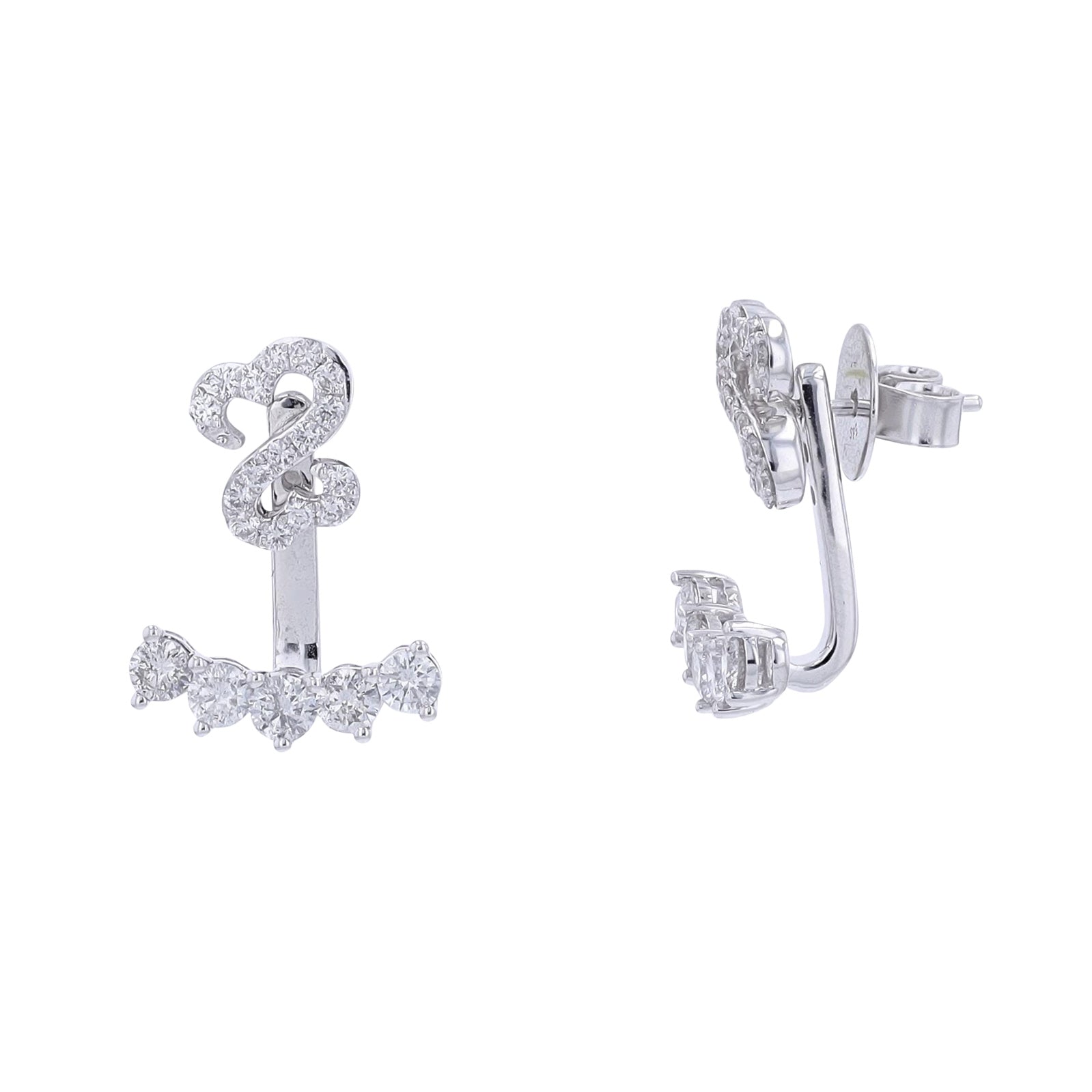 14K WG 1 1/2 CT Jane Seymour Earrings<p><strong>$829</p></strong>