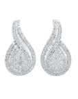 10K WG 1 CT Diamond Earrings
