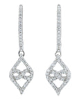 10K WG .20 CTW Diamond Earrings
