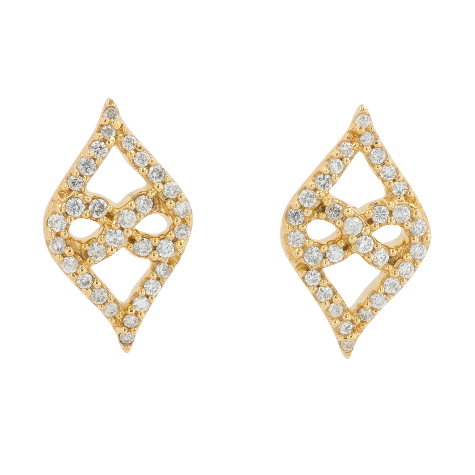 10K .20 CTW Diamond Studs<p><strong>More Colors Available</p></strong>