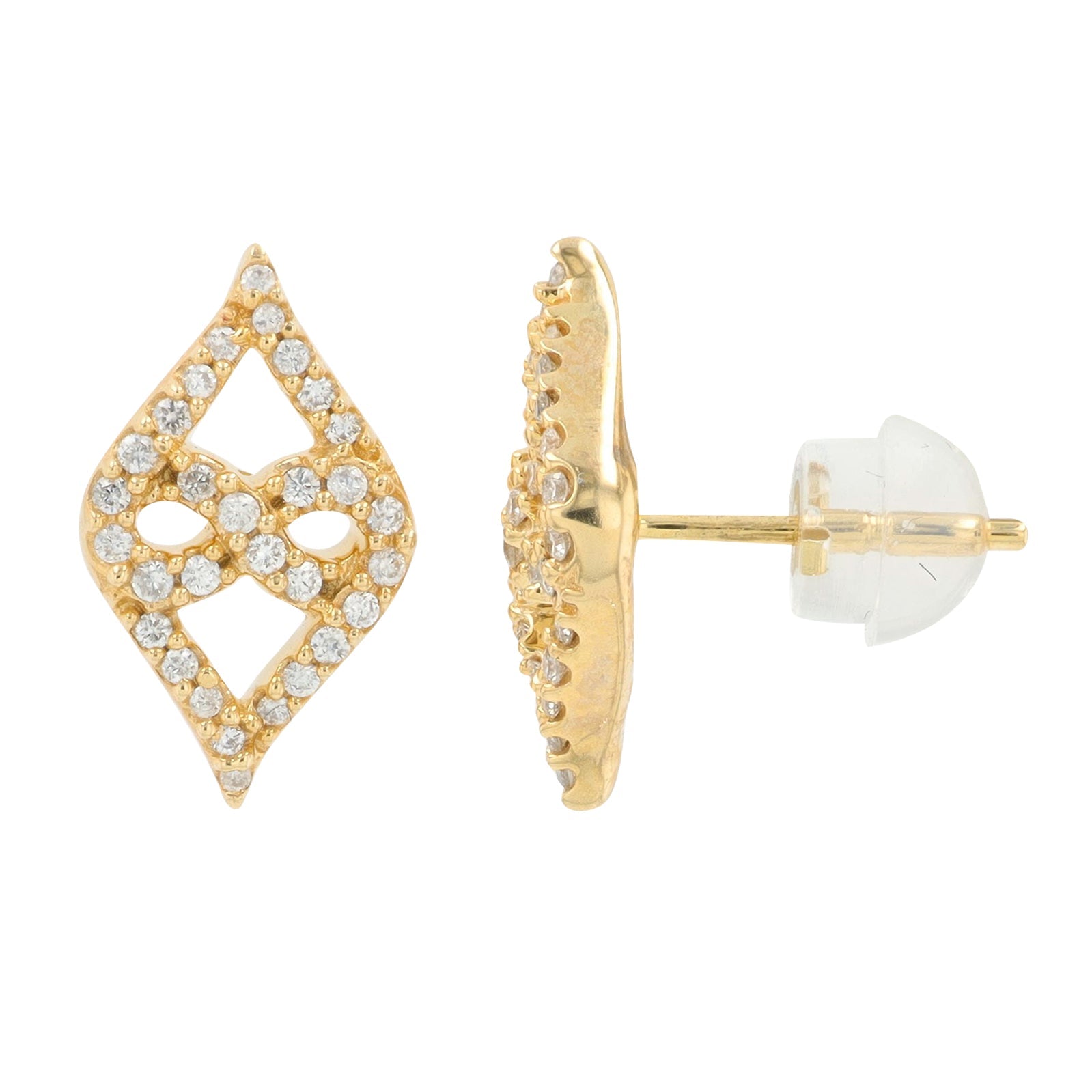 10K .20 CTW Diamond Studs<p><strong>More Colors Available</p></strong>