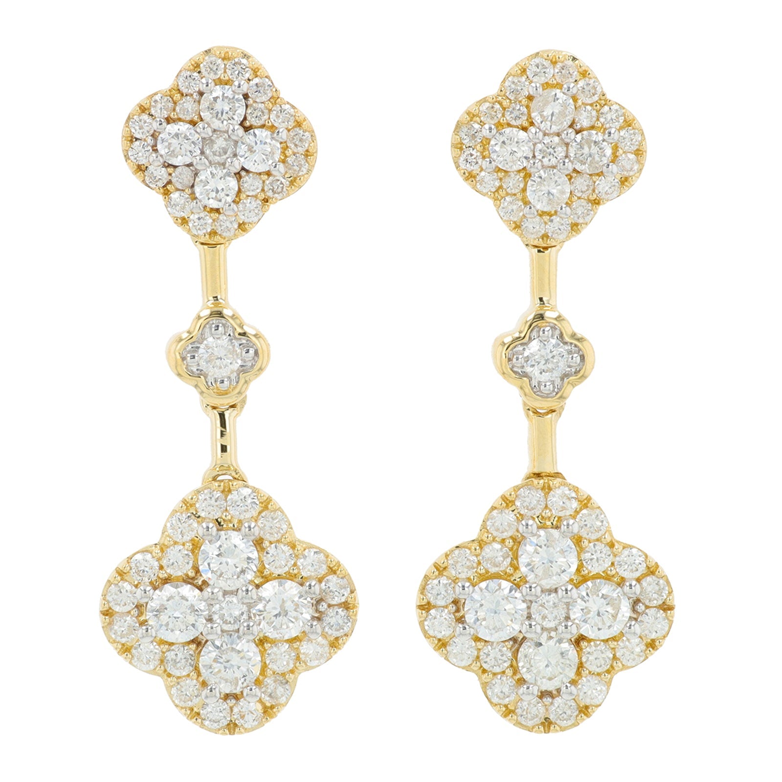 14K 1.10 CT Diamond Earrings<p><strong>More Colors Available</p></strong>