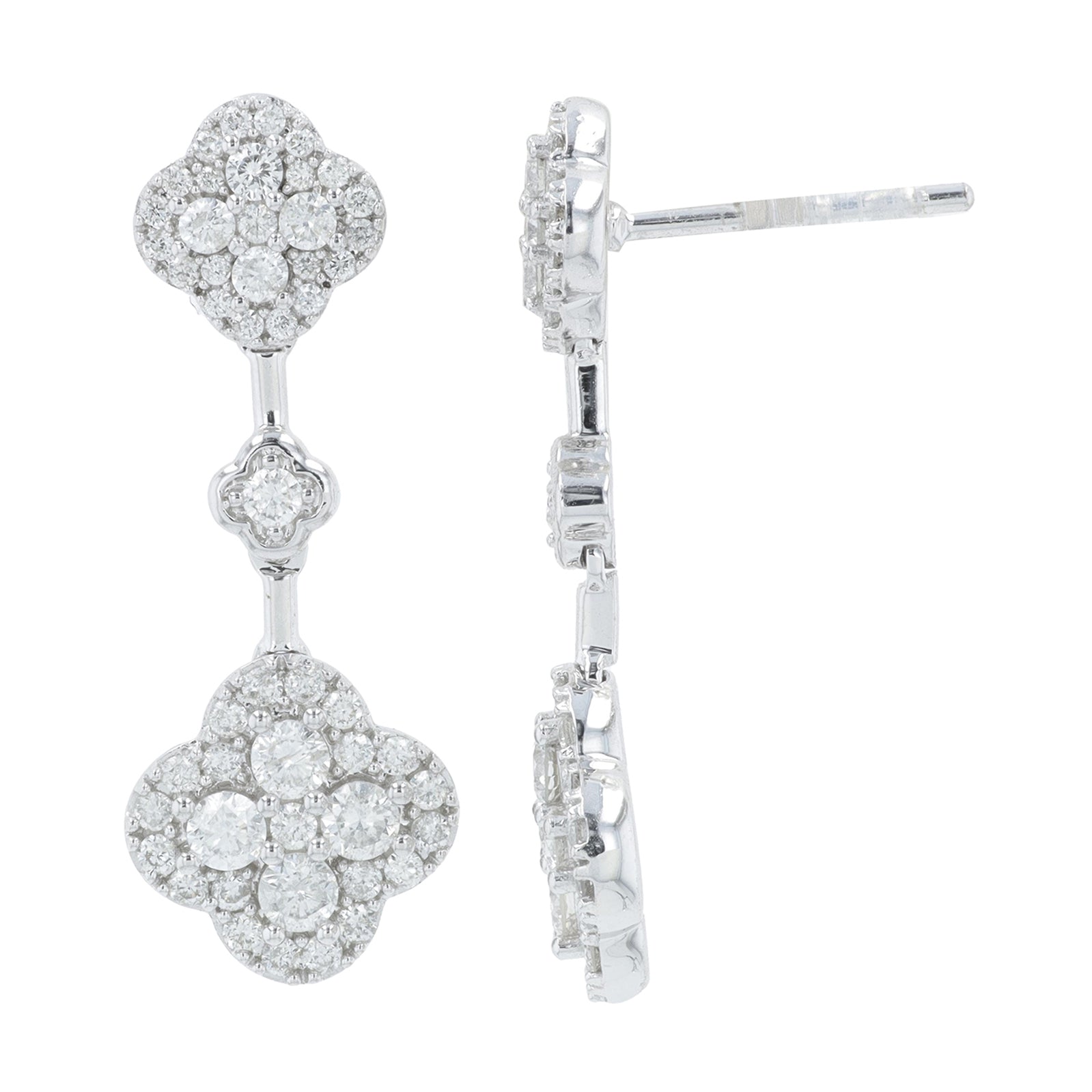 14K 1.10 CT Diamond Earrings<p><strong>More Colors Available</p></strong>